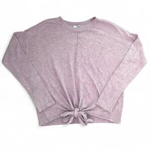 Alya Soft Pink Knit Sweater - Small
